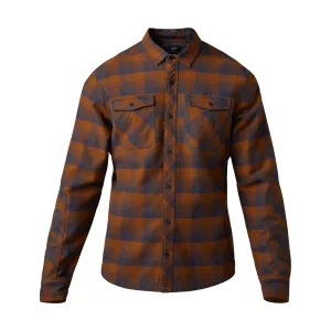 Fox Racing Defend Drive Windblock Flannel Offroad Jacket Nutmeg Brown