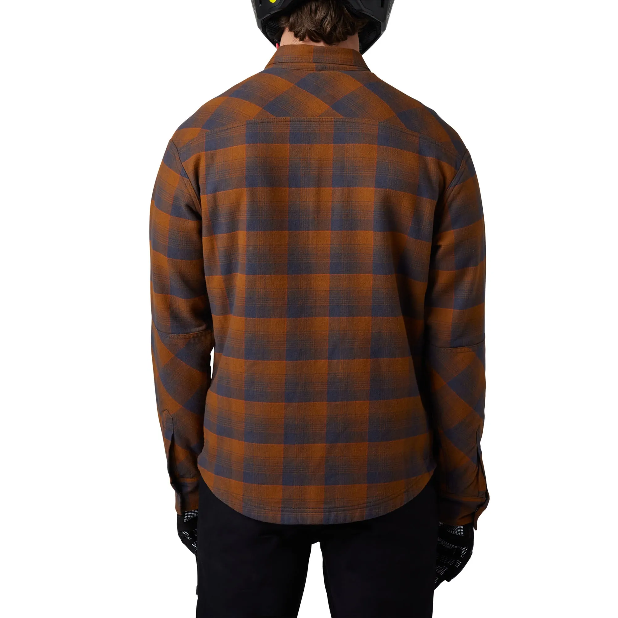 Fox Racing Defend Drive Windblock Flannel Offroad Jacket Nutmeg Brown