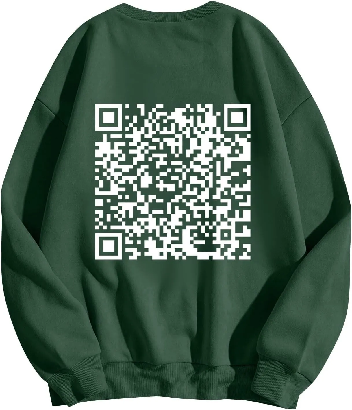 Funny Fu Qr Code Sweatshirts For Men And Women Fuck You Qr Code Hoodie Unisex With Humorous Hidden Message T Shirts