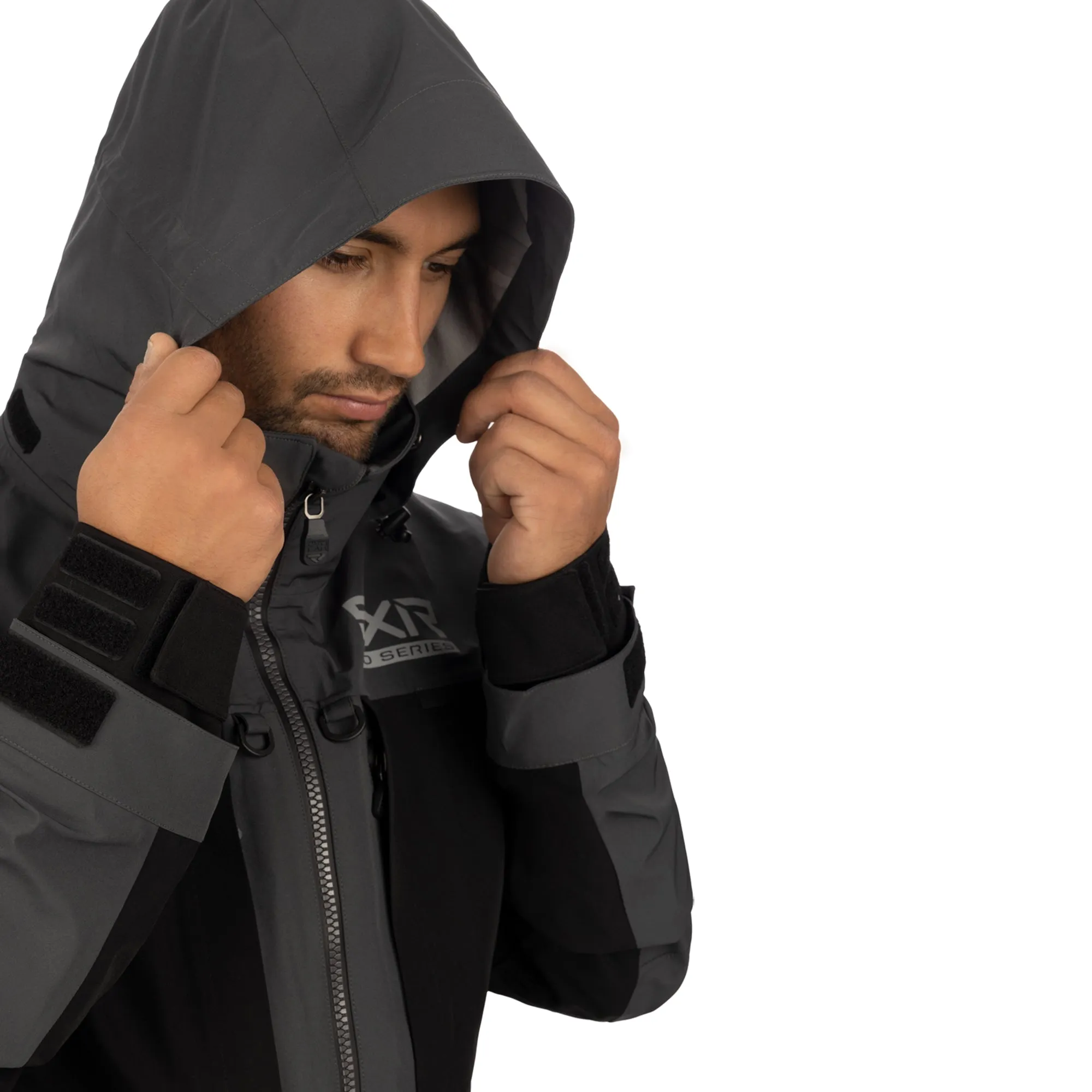 FXR Vapor Pro Tri-Laminate Jacket Charcoal/Black Grey