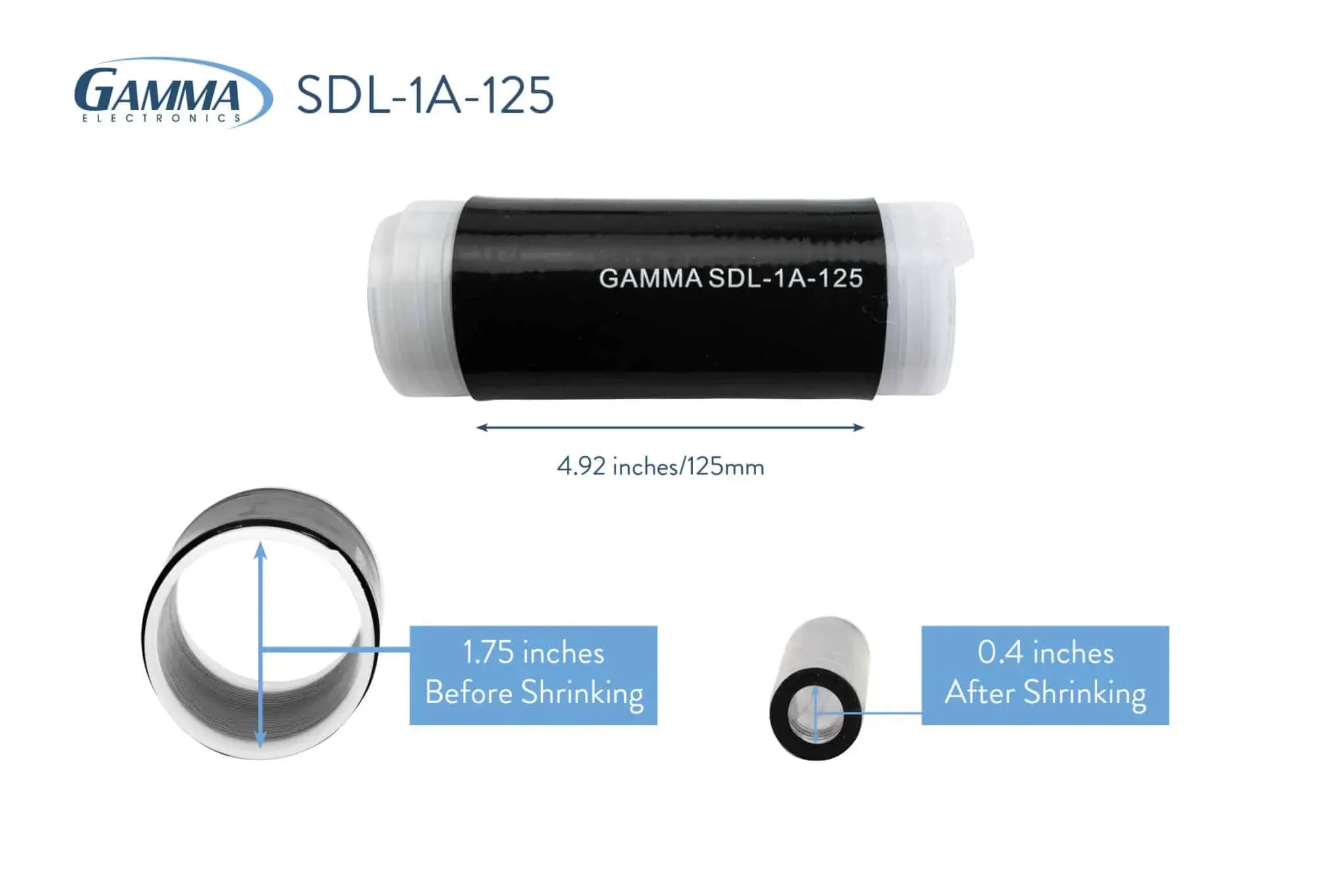 Gamma SDL-1A-125 Cold Shrink Tubing