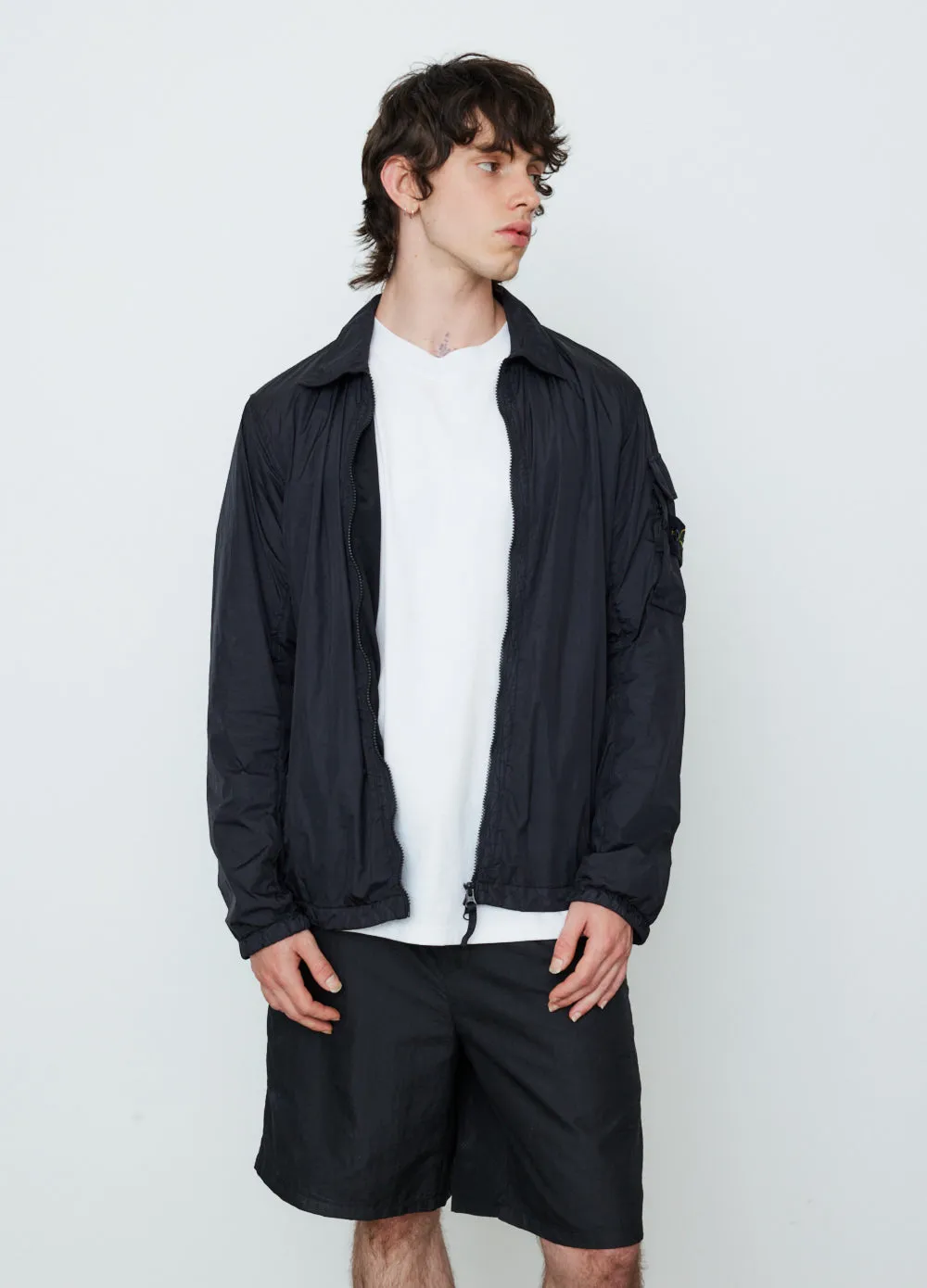 Garment Dye Crinkle Neps Overshirt