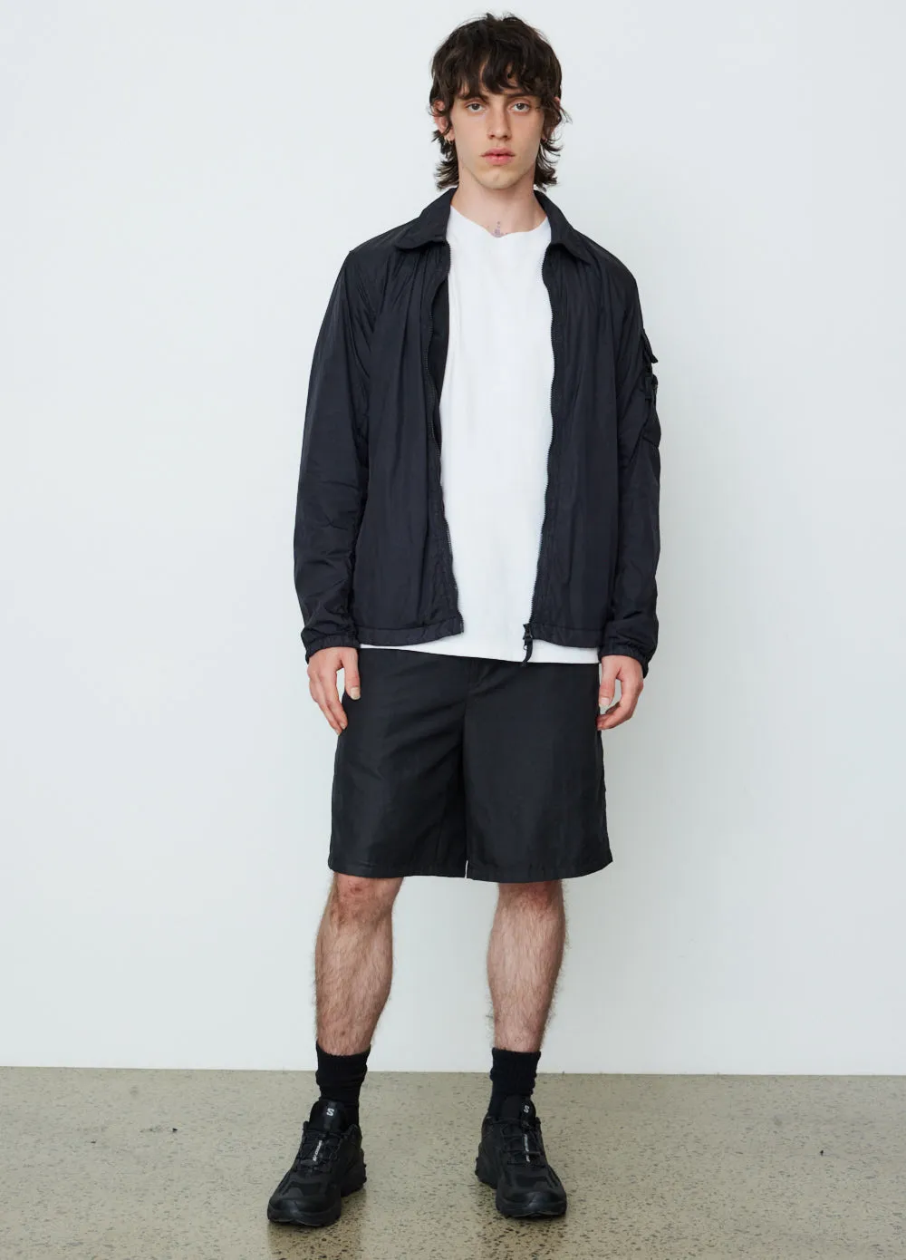 Garment Dye Crinkle Neps Overshirt
