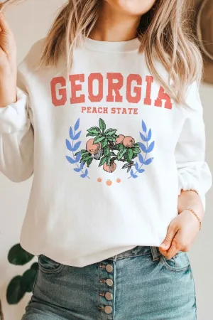 GEORGIA PEACH STATE GRAPHIC SWEATSHIRT *Online Only*
