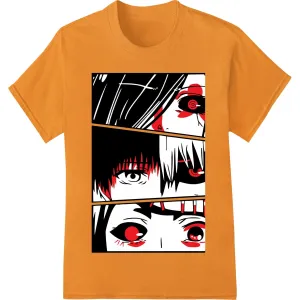 Haunting Anime Eyes - Halloween DTF Print Heat Transfer