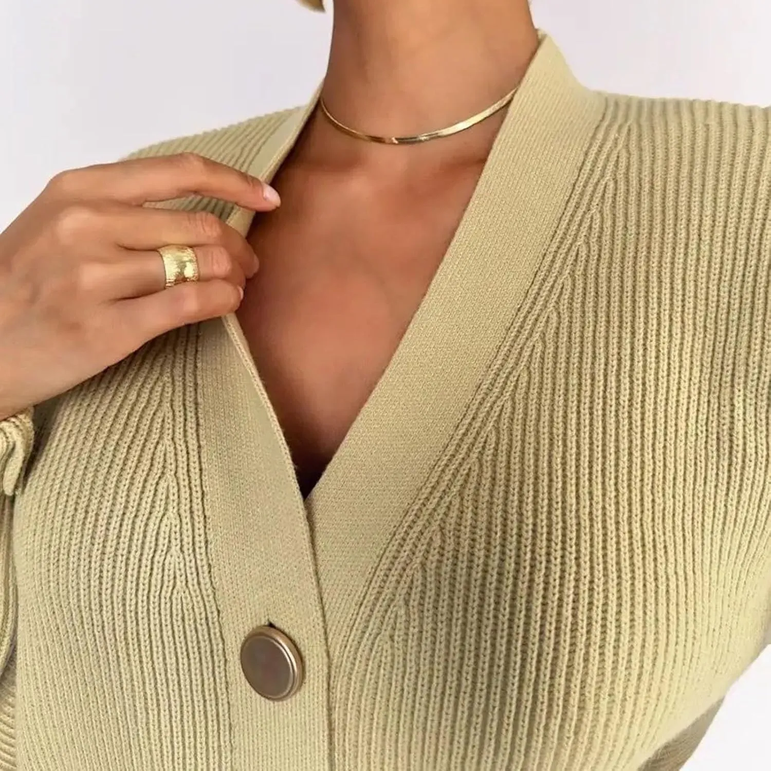 HGps8w Long Cardigans for Women Button Down V Neck Casual Long Sleeve Cozy Chunky Knit Outerwear Jackets