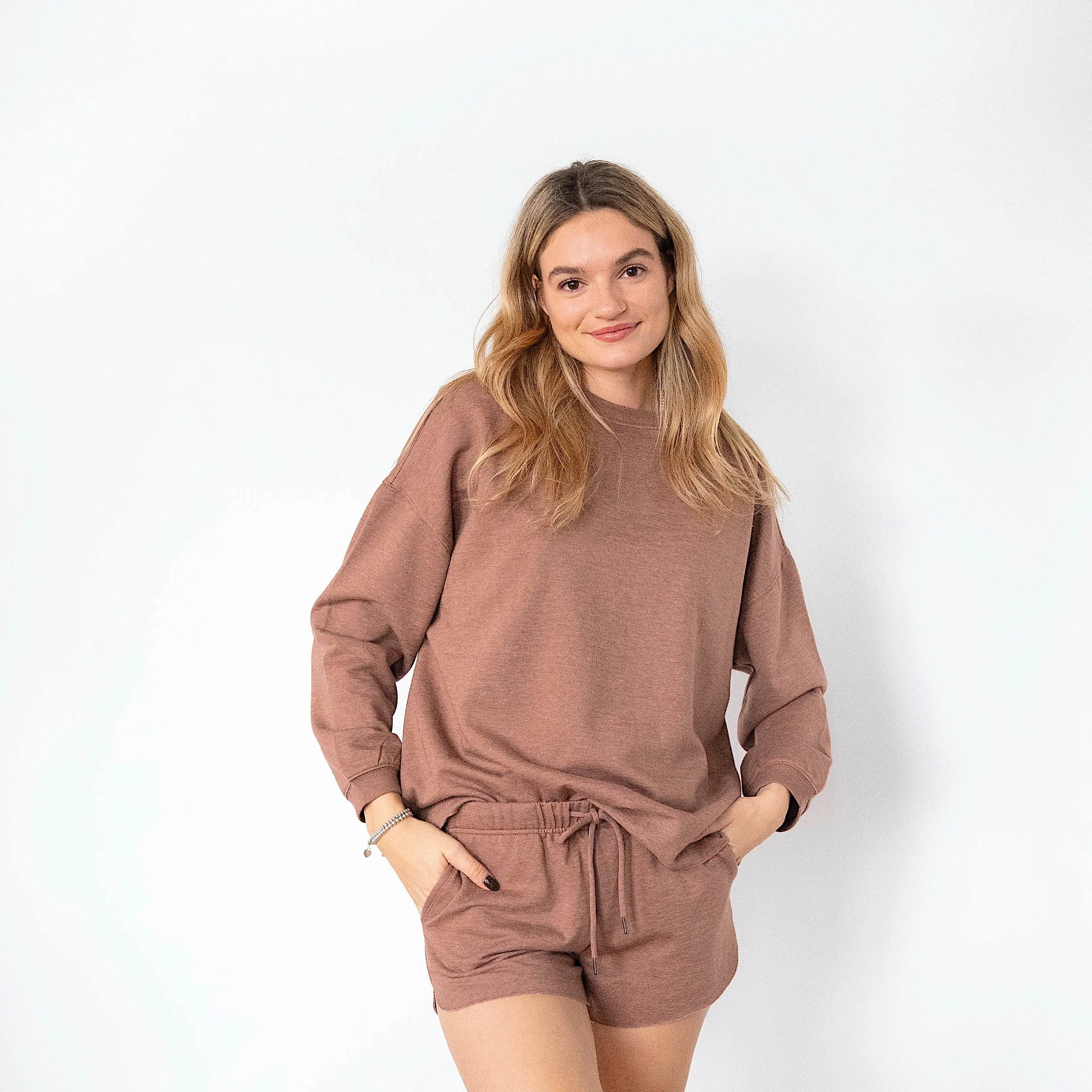 Ladies' Ginger Snap Melange Comfortwear Collection Shorties