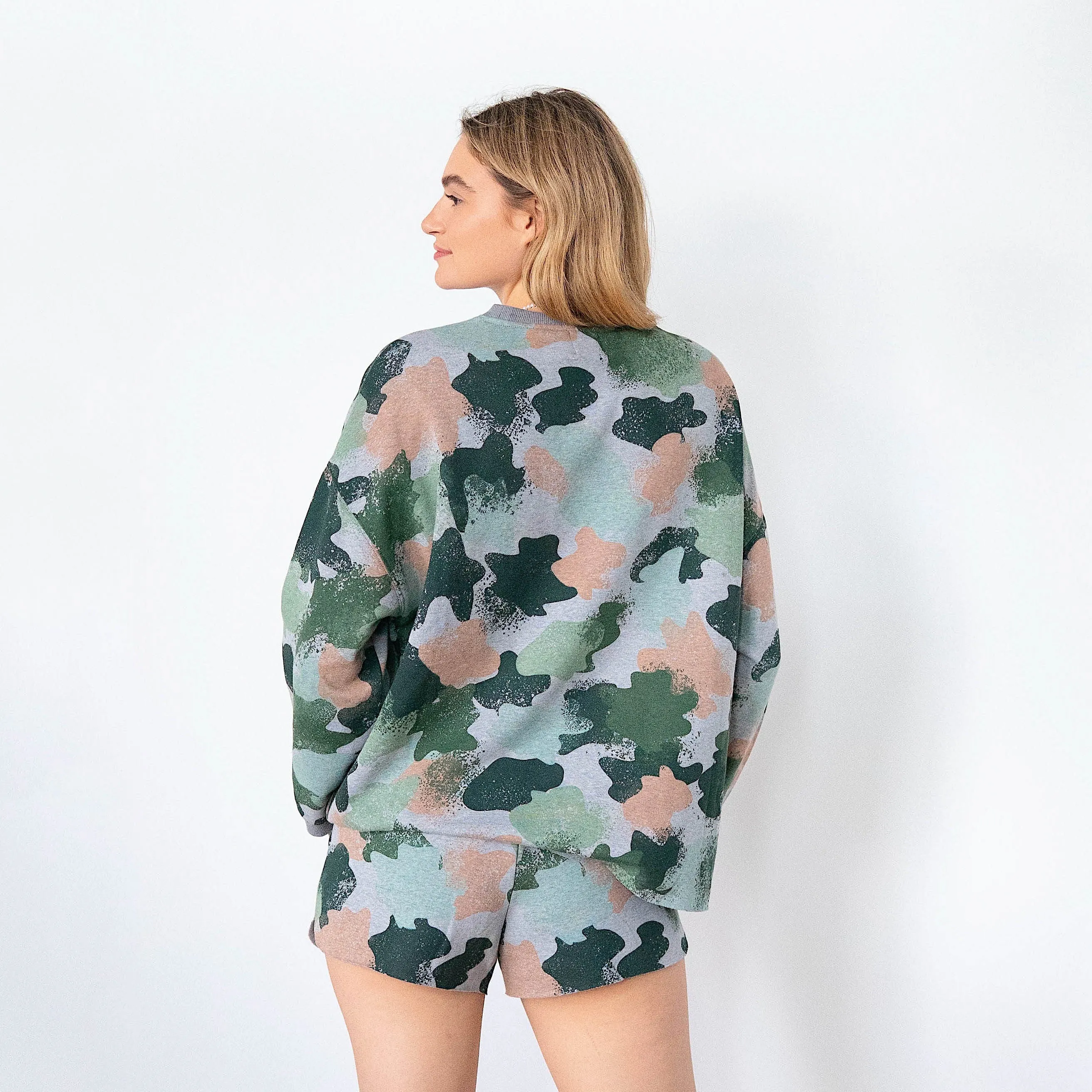 Ladies' Smoked Pearl Camo Collection Sweatshirt