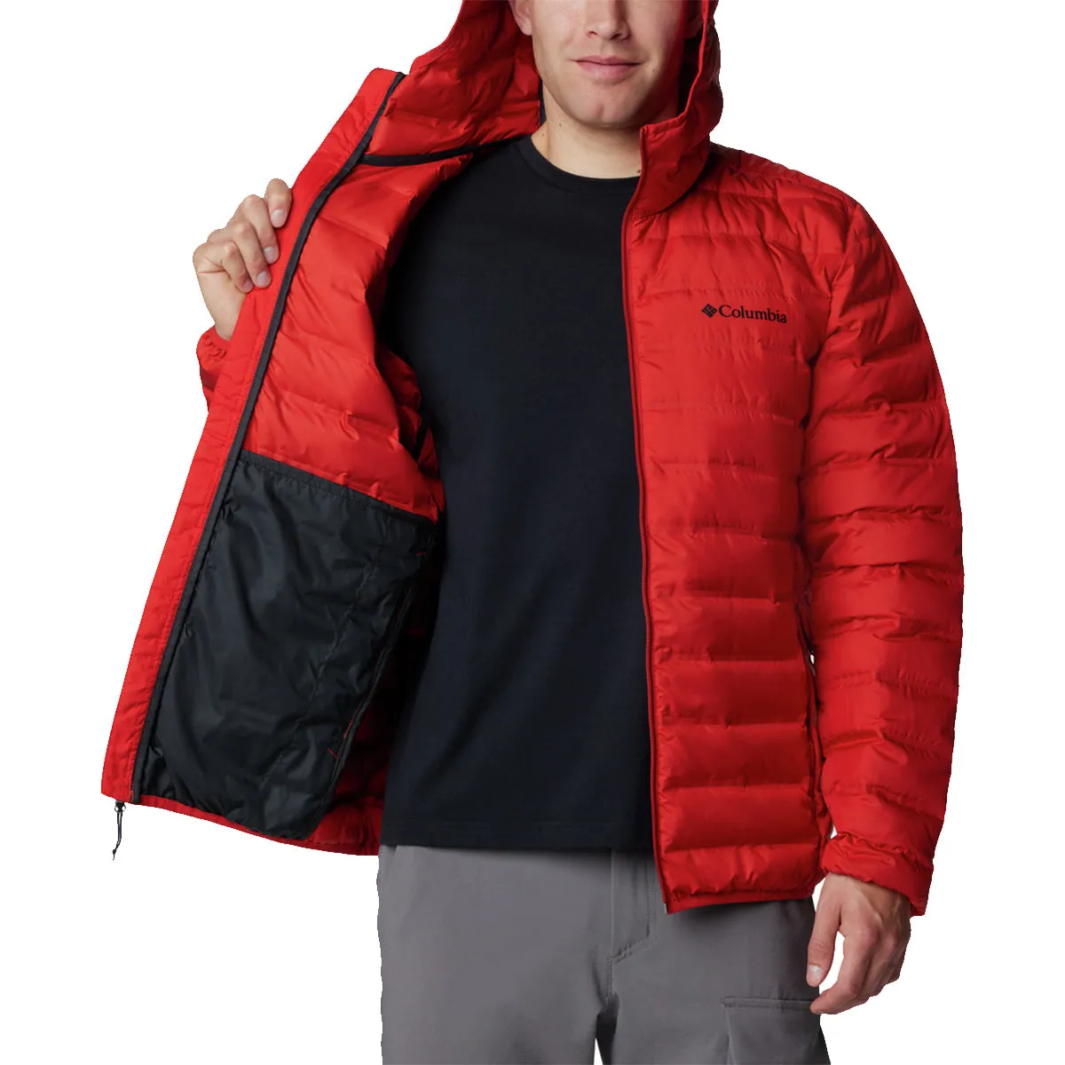 Lake 22™ II Down Hooded Jacket - Sail Red