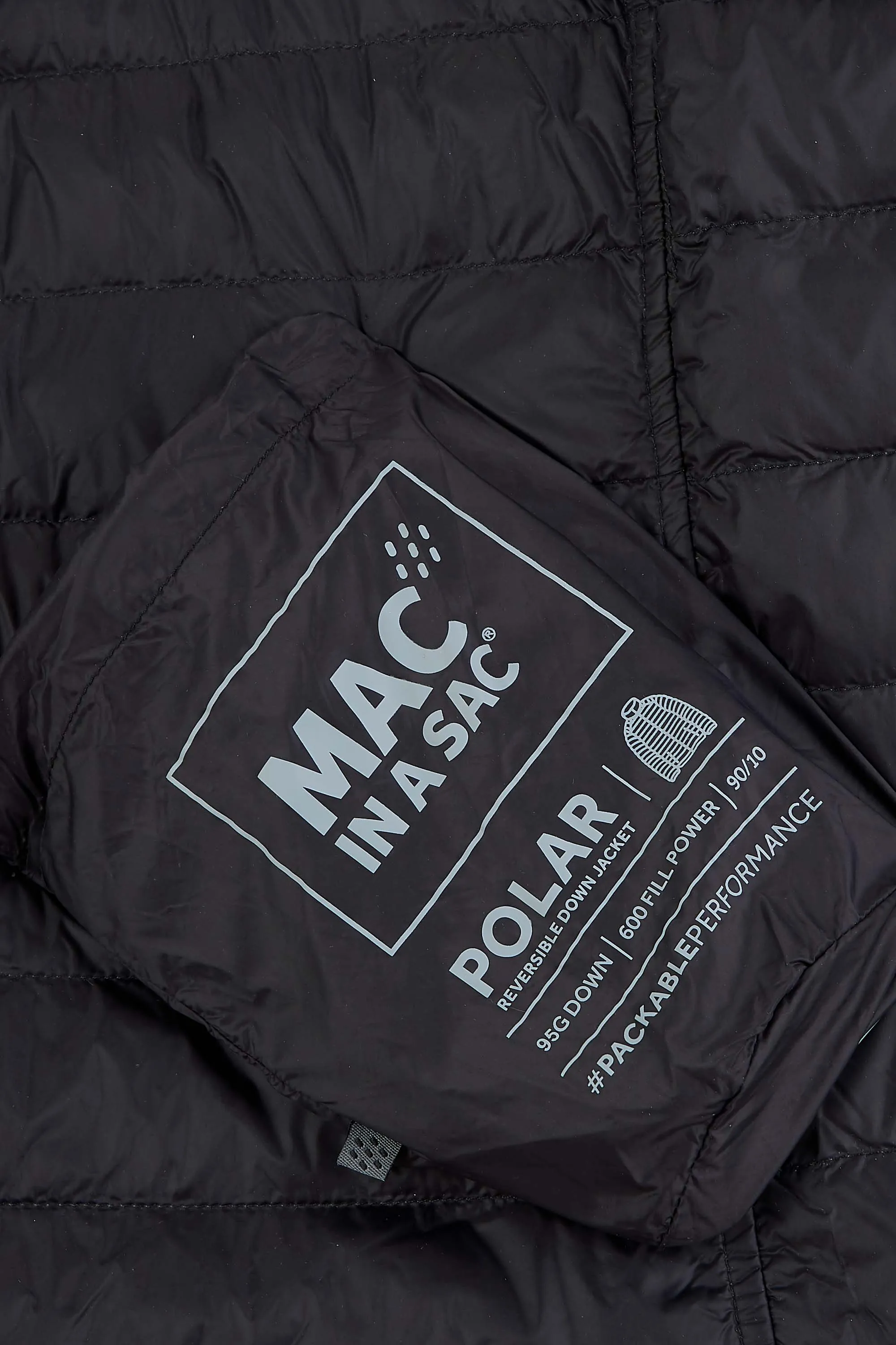 Mac In A Sac Polar2 Down Reversible (Men's) - Jet Black/Charcoal