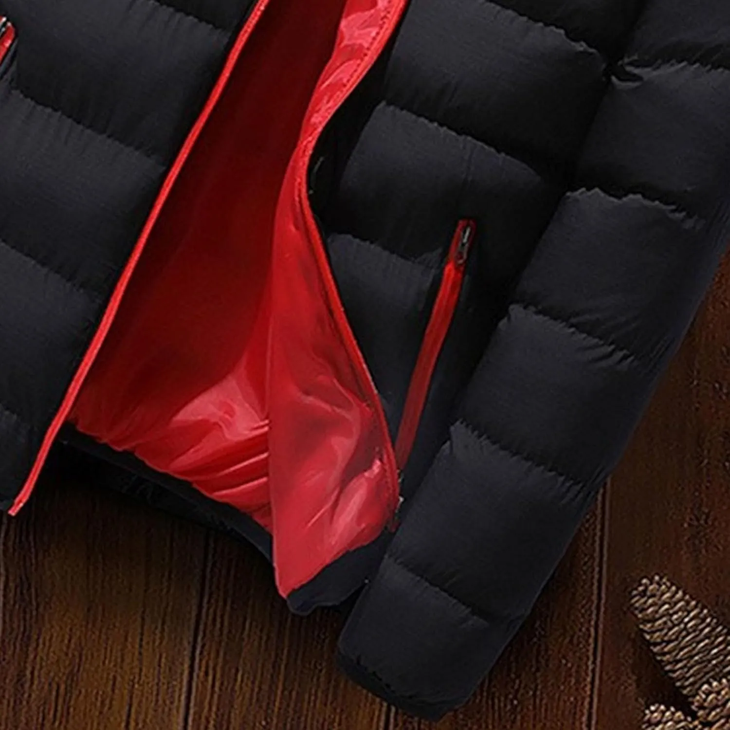 Men's Down Insulated Packable Puffer Jacket Lightweight Packable Puffer Jackets Down Alternative Puffy Coat
