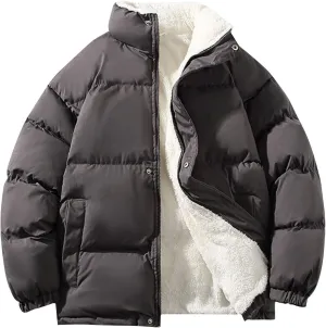 Men's Puffer Jacket Down Alternative Waterproof Winter Bubble Coats Jackets For Men, L-4XL