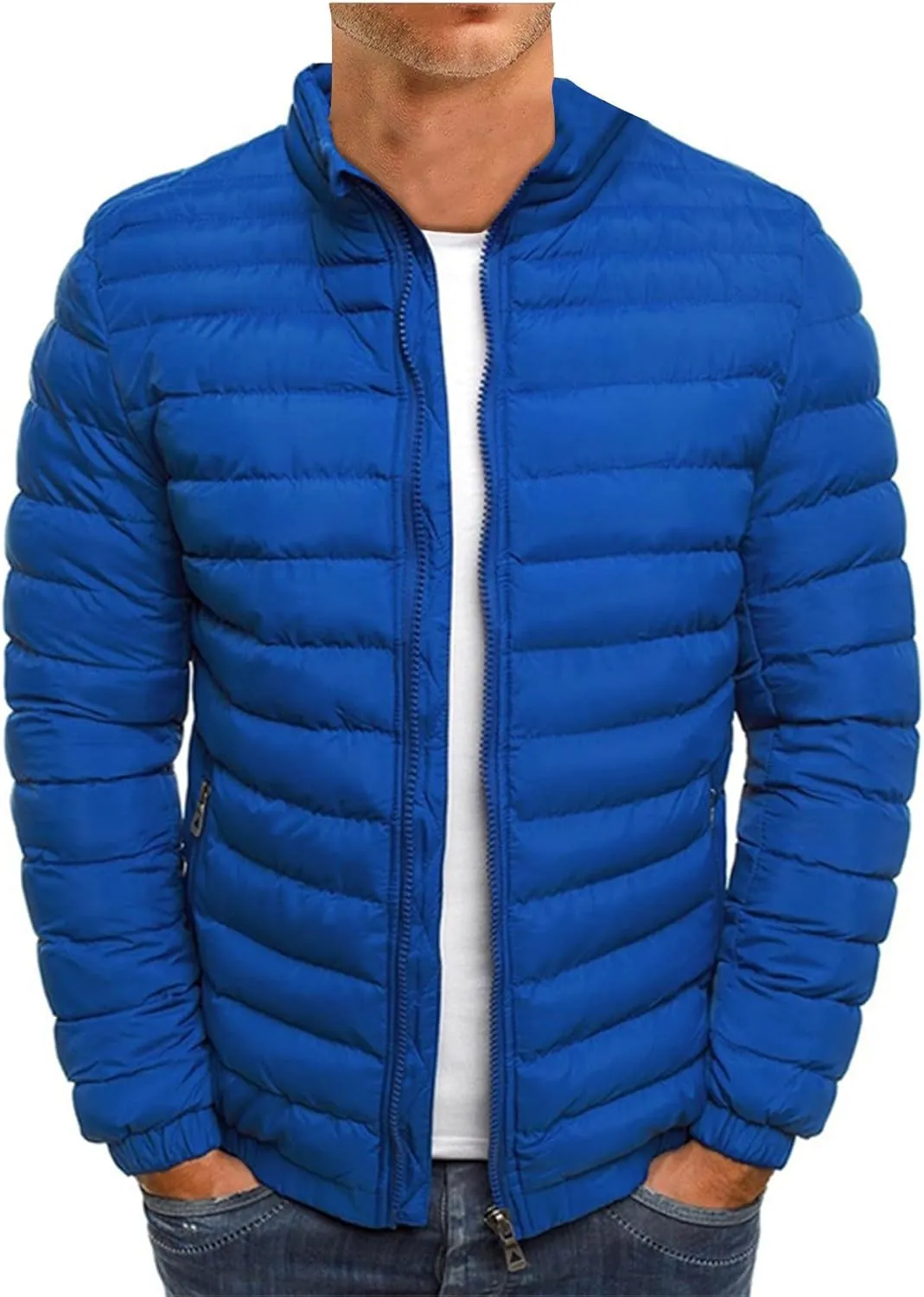 Men's Winter Coat Warm Slim Fit Thick Coat Casual Jacket Outerwear Top Blouse Coats, M-2XL