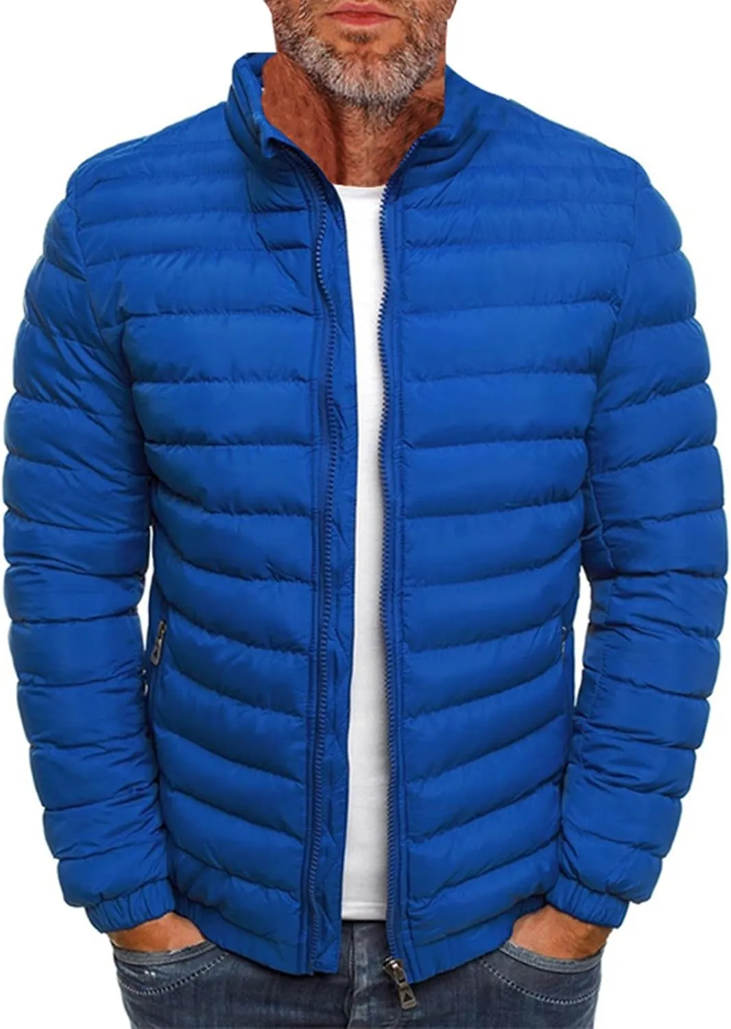 Men's Winter Coat Warm Slim Fit Thick Coat Casual Jacket Outerwear Top Blouse Coats, M-2XL