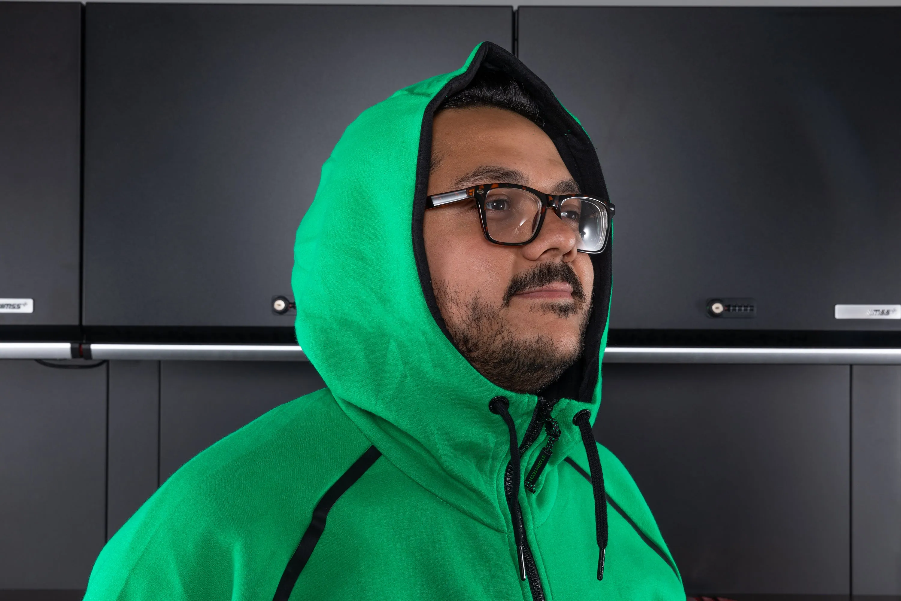 Obsessed Garage Reflex Zip-Up Hoodie