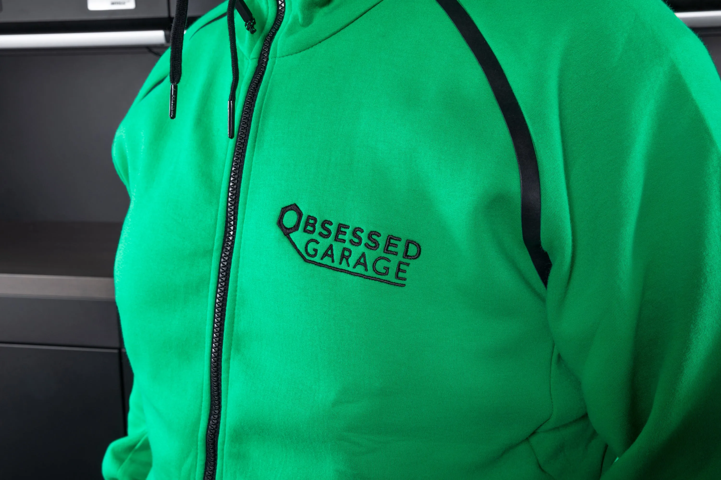Obsessed Garage Reflex Zip-Up Hoodie