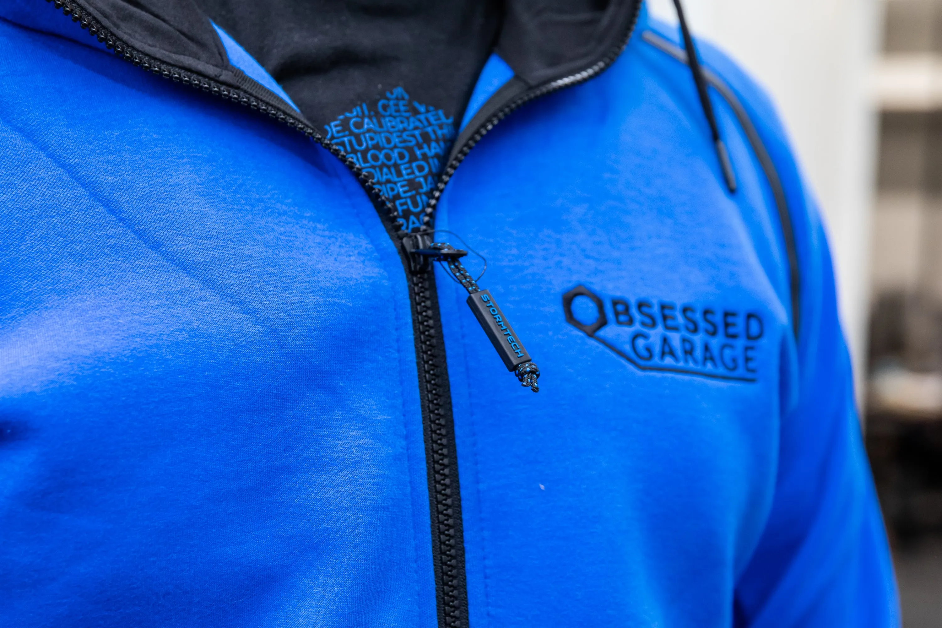 Obsessed Garage Reflex Zip-Up Hoodie