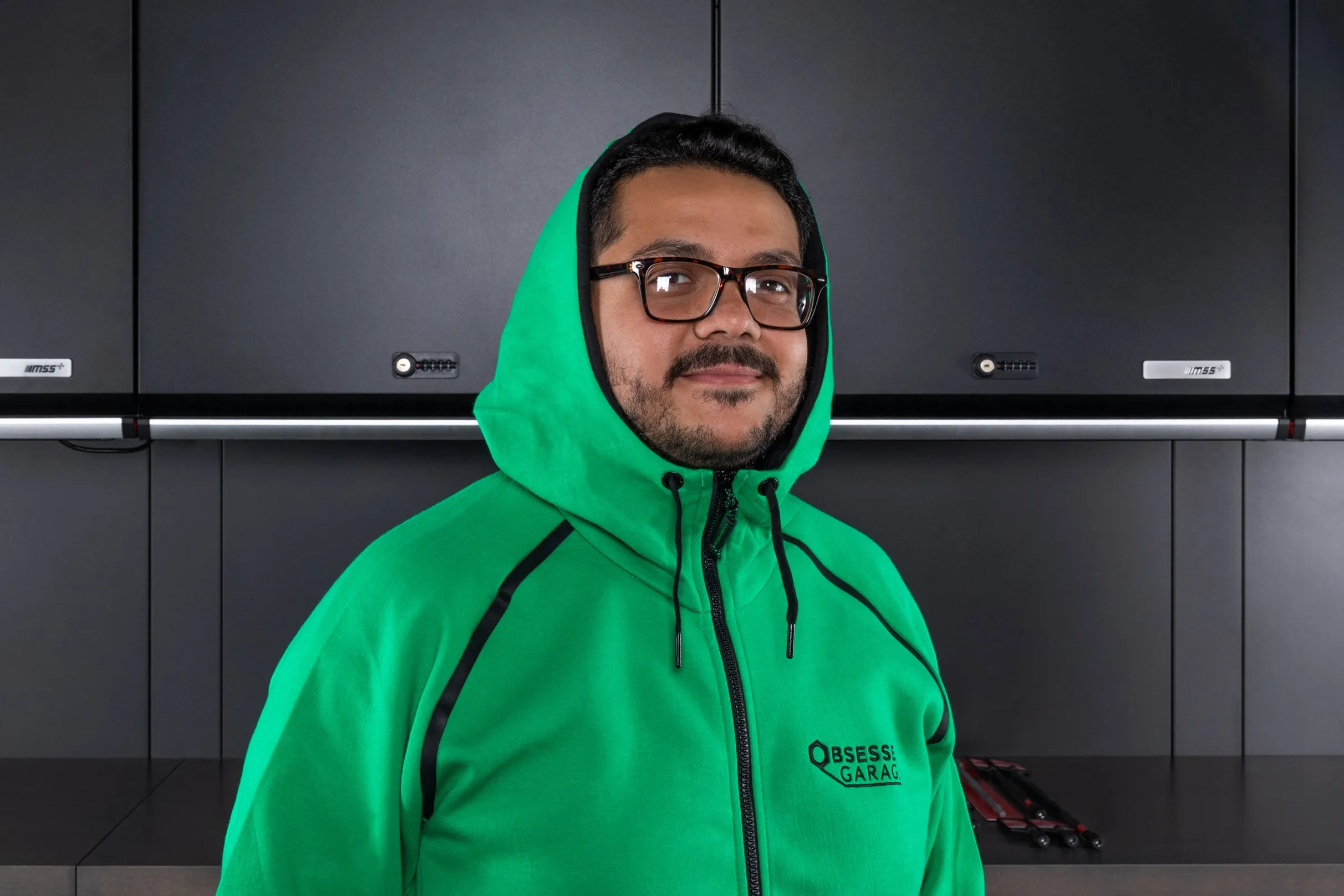 Obsessed Garage Reflex Zip-Up Hoodie
