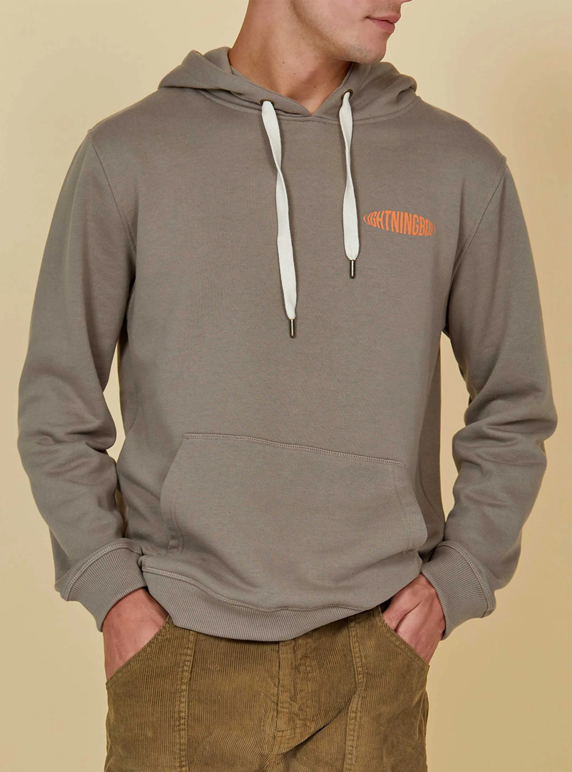 REGULAR HOODIE WITH FRONT AND BACK PRINT