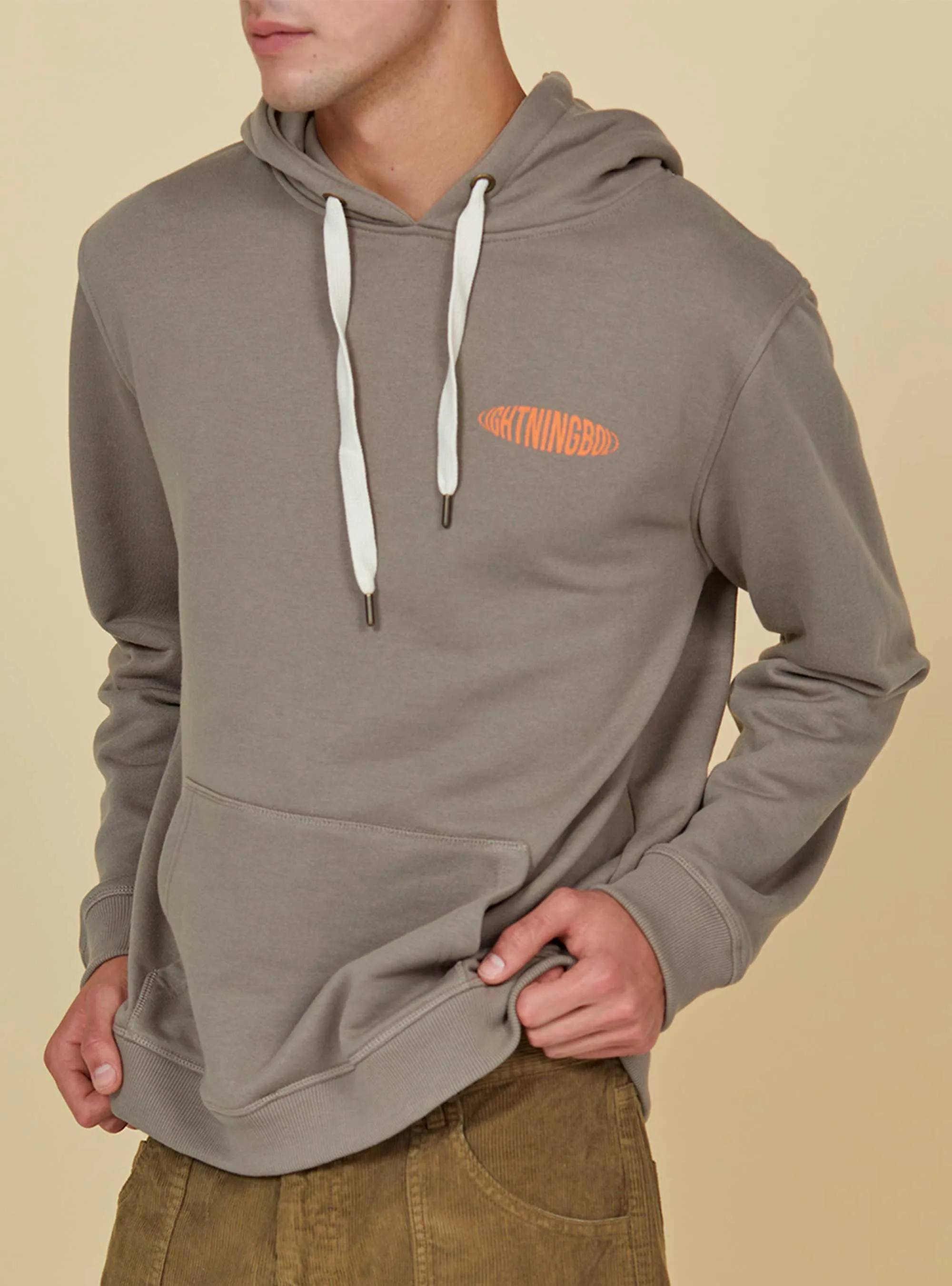REGULAR HOODIE WITH FRONT AND BACK PRINT