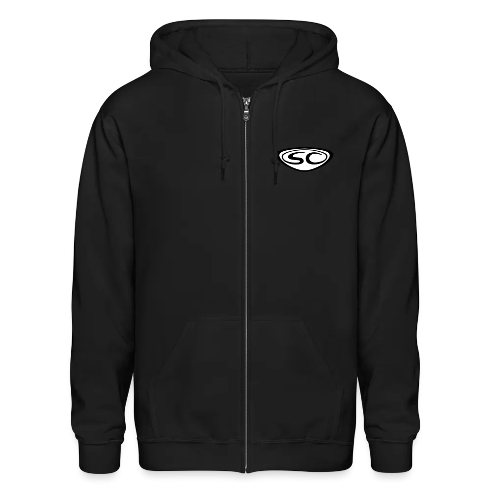 Santa Cruz Surfs UP Heavy Blend Adult Zip Hoodie