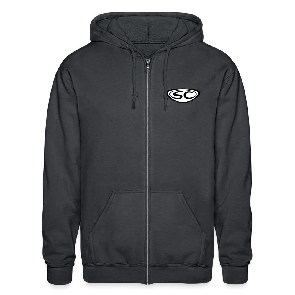 Santa Cruz Surfs UP Heavy Blend Adult Zip Hoodie