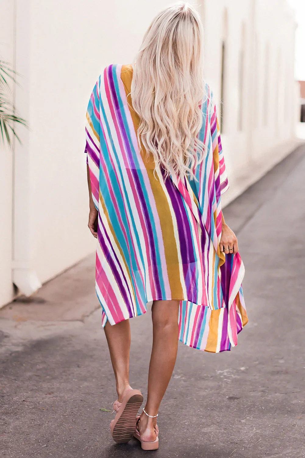 Slit Open Front Cardigan