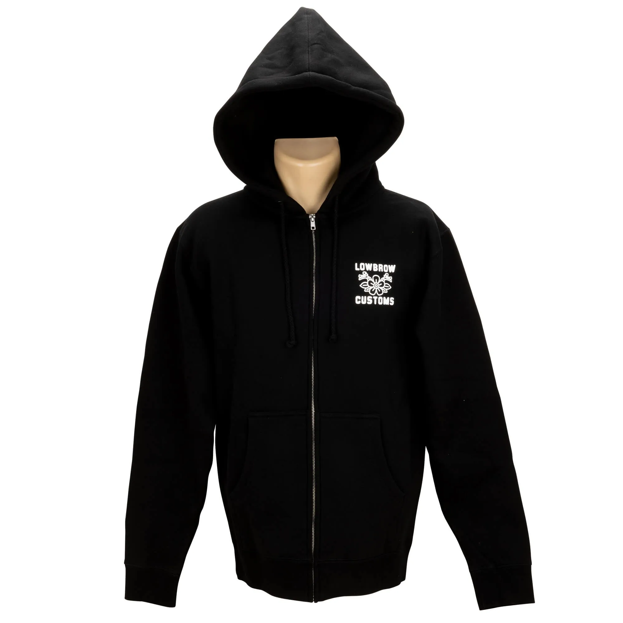 Throttle Club Zip-up Hooded Sweatshirt