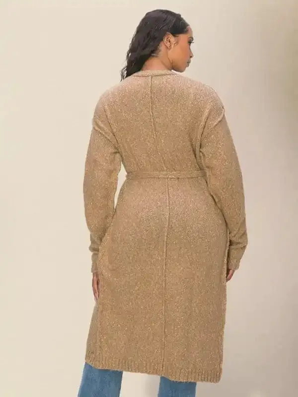 Women’s Casual Long Knitted Sweater Cardigan